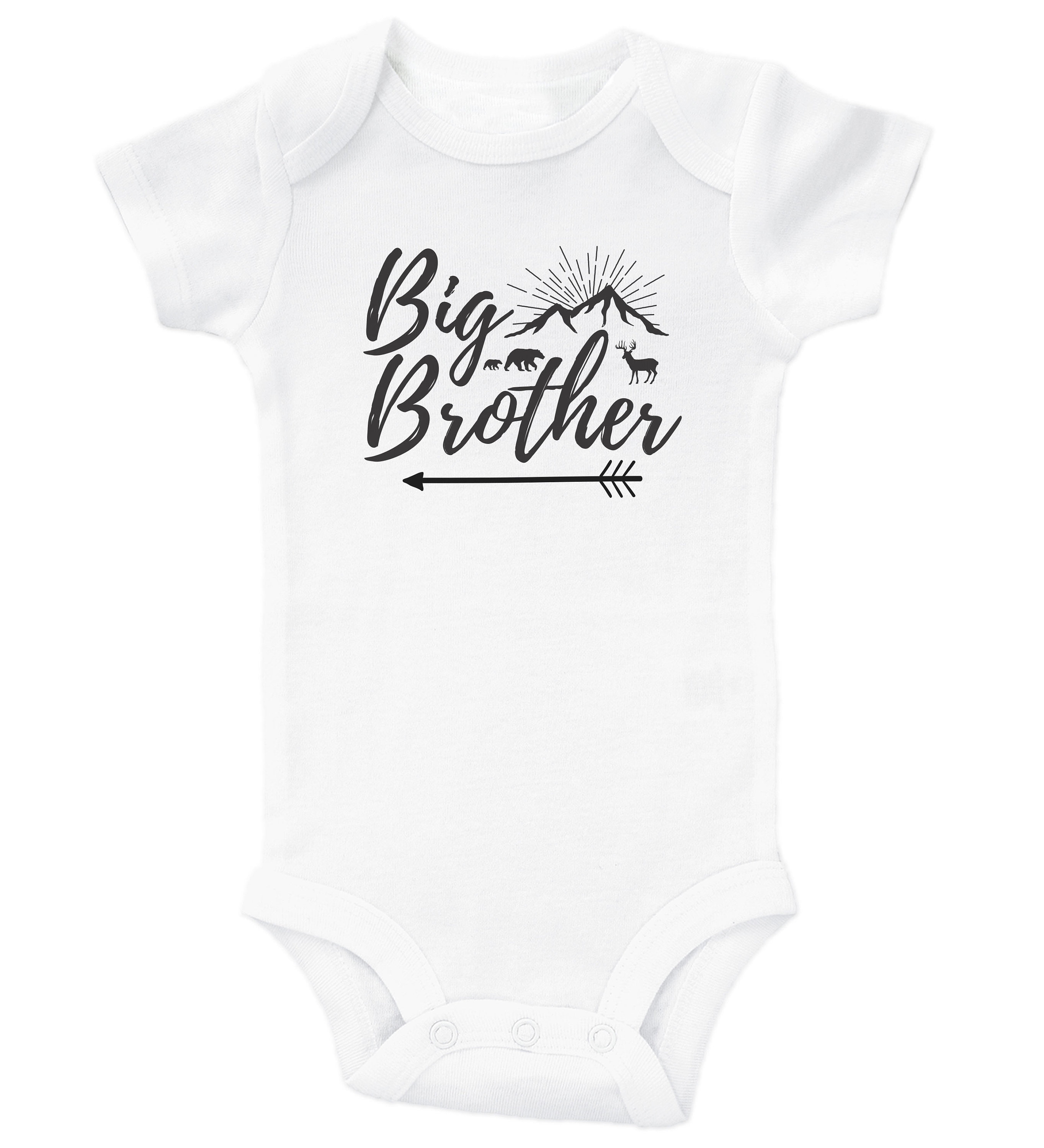 Big Brother Onesie BIG BROTHER MOUNTAINS Baby Bodysuit Etsy