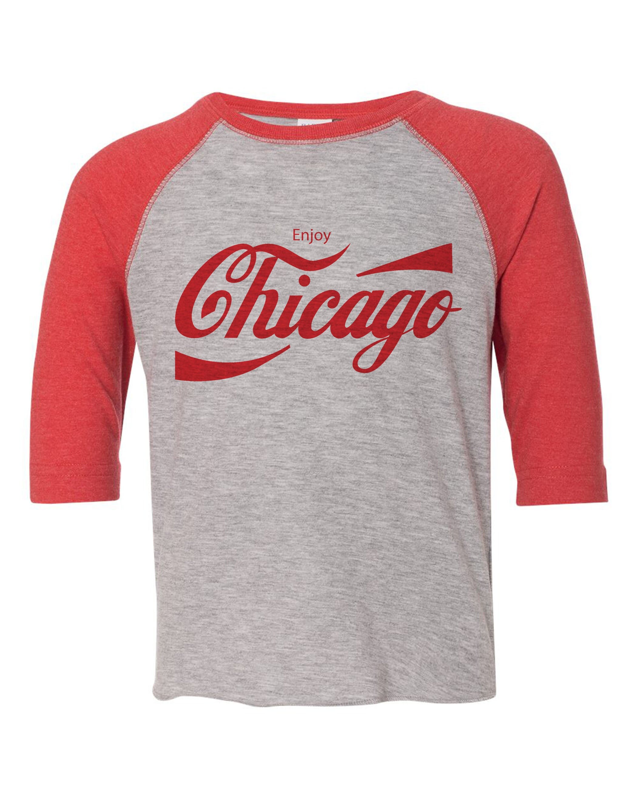 Chicago Toddler Shirt Enjoy CHICAGO Toddler Raglan Tee 3 Etsy
