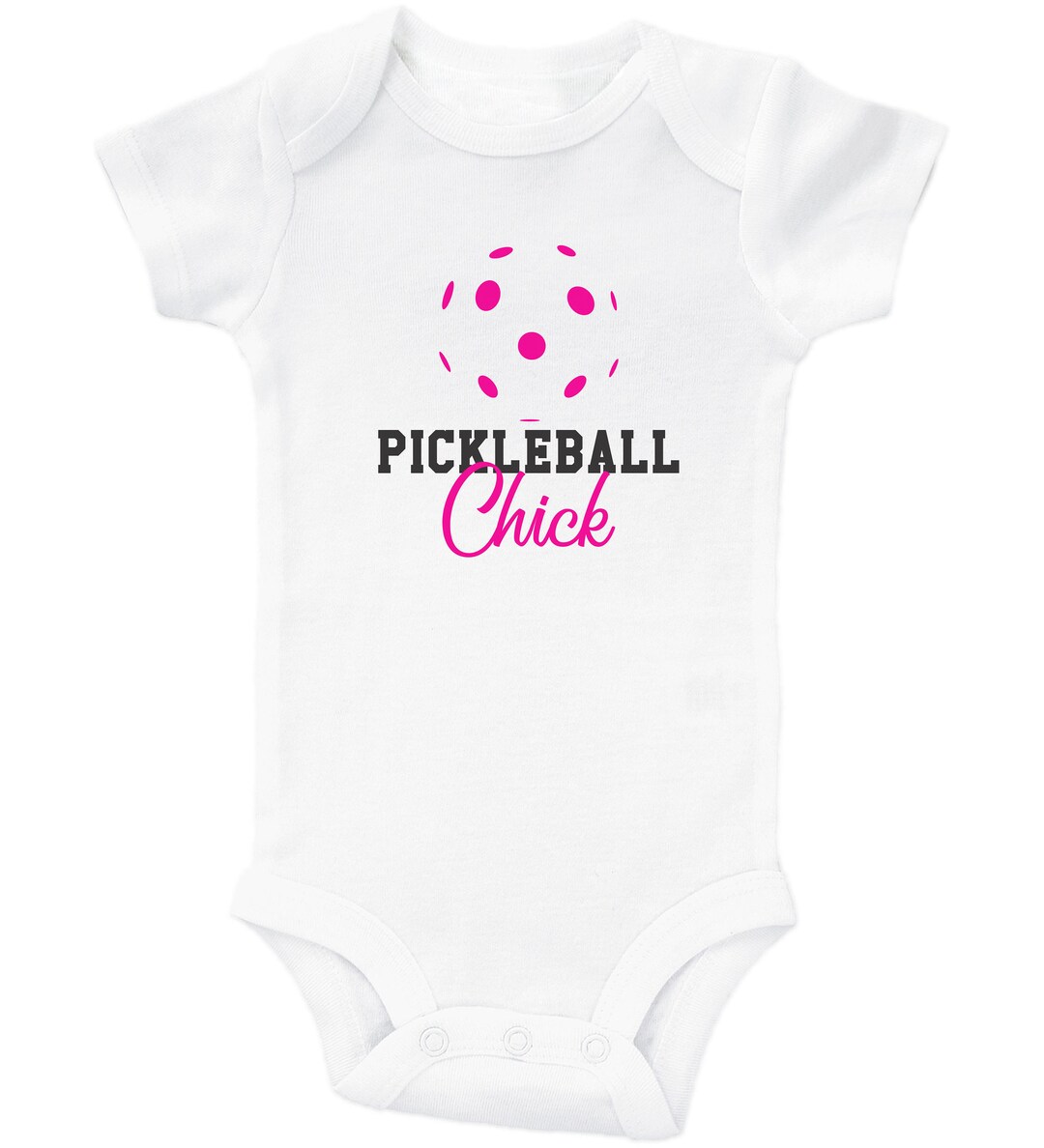 Funny Pickleball Onesie® PICKLEBALL CHICK Baby Girl Etsy