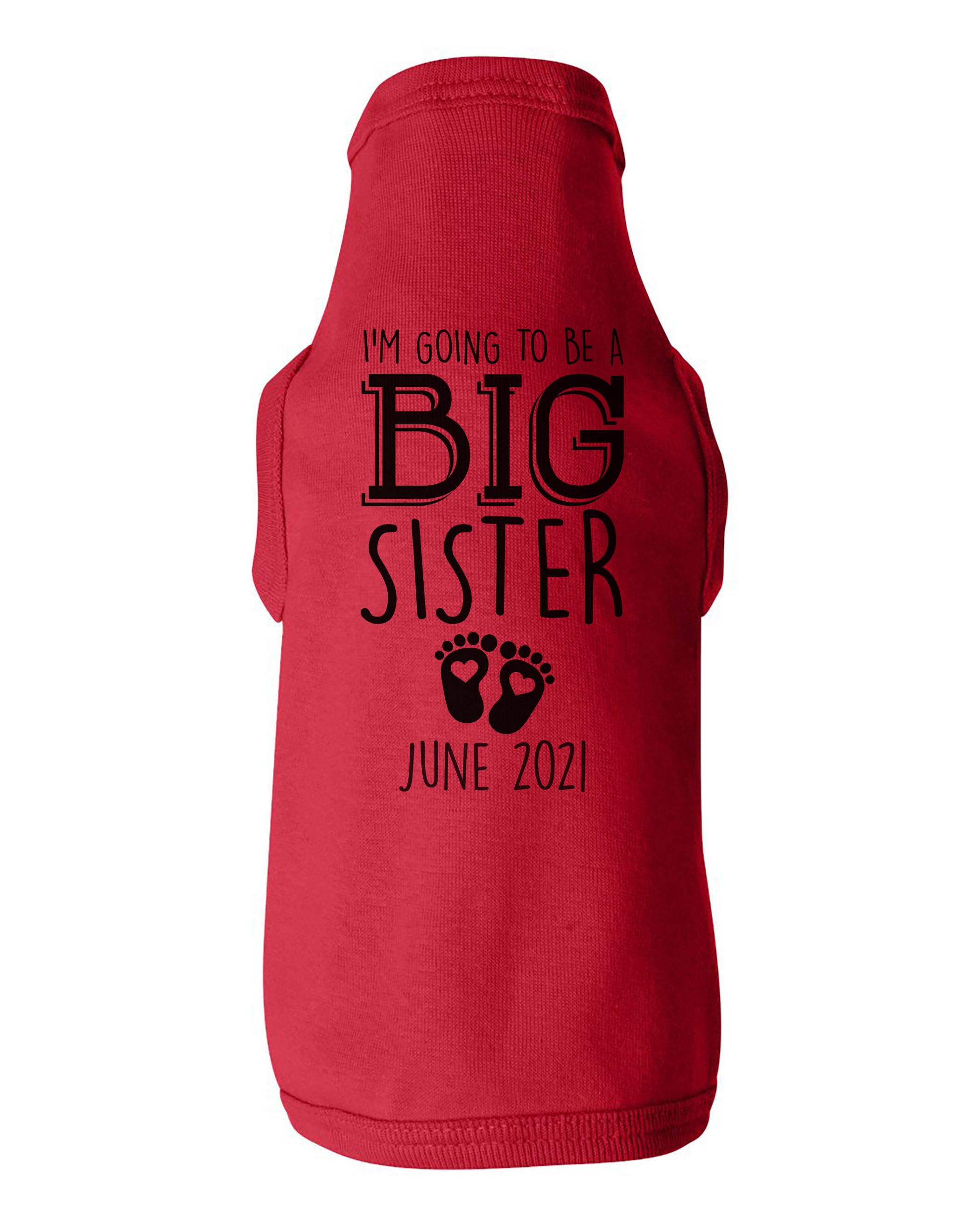 Big Sister Dog Shirt CUSTOM I'M GOING to Be A Big SISTER Etsy