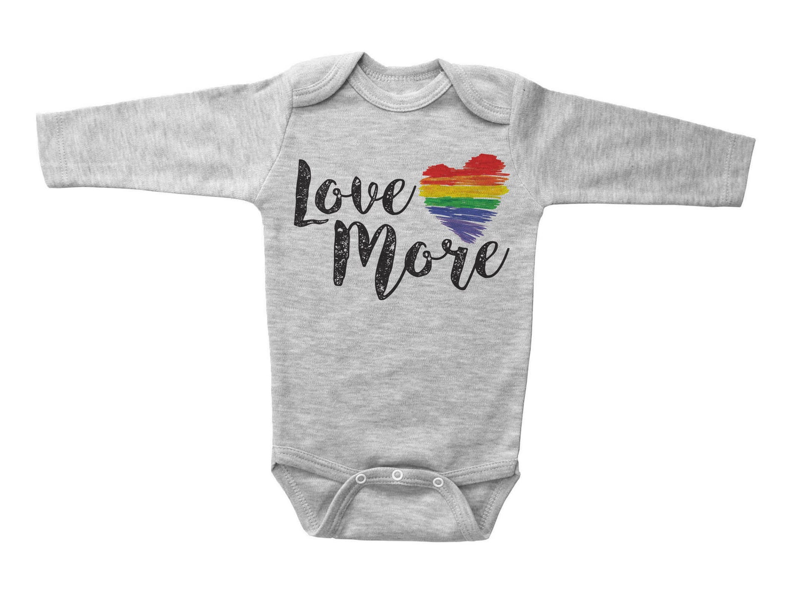 Gay Pride Onesie LOVE MORE Baby Bodysuit Baby Shower Gift | Etsy