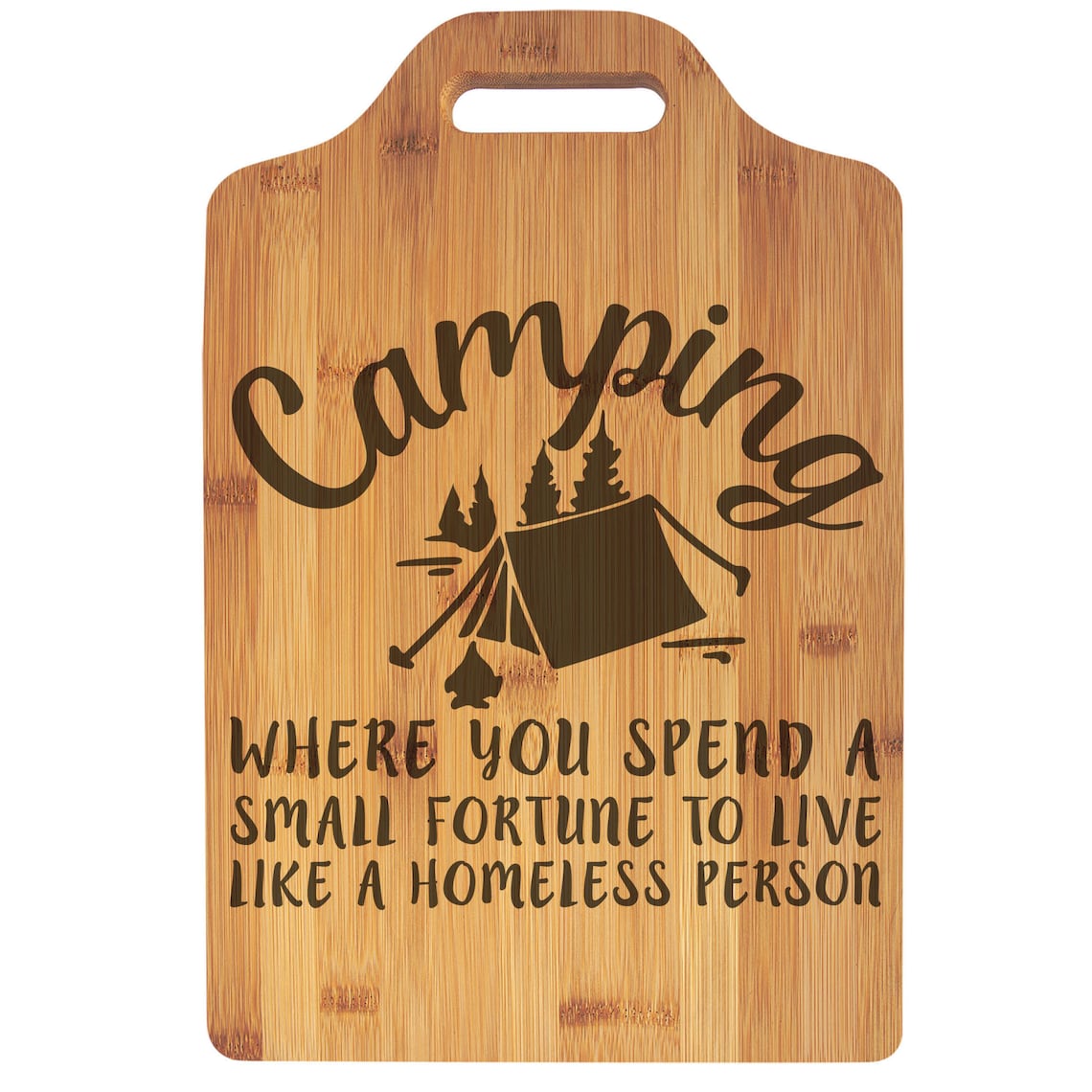 Funny Cutting Board CAMPING Housewarming Gift Cutting Etsy