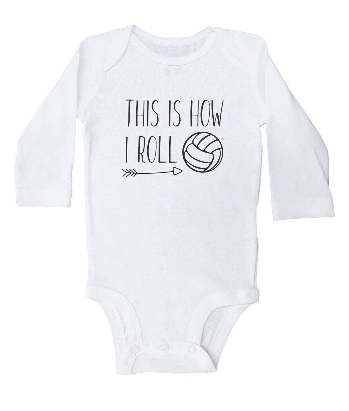 Volleyball Onesie THIS Is How I ROLL VOLLEYBALL Baby Etsy