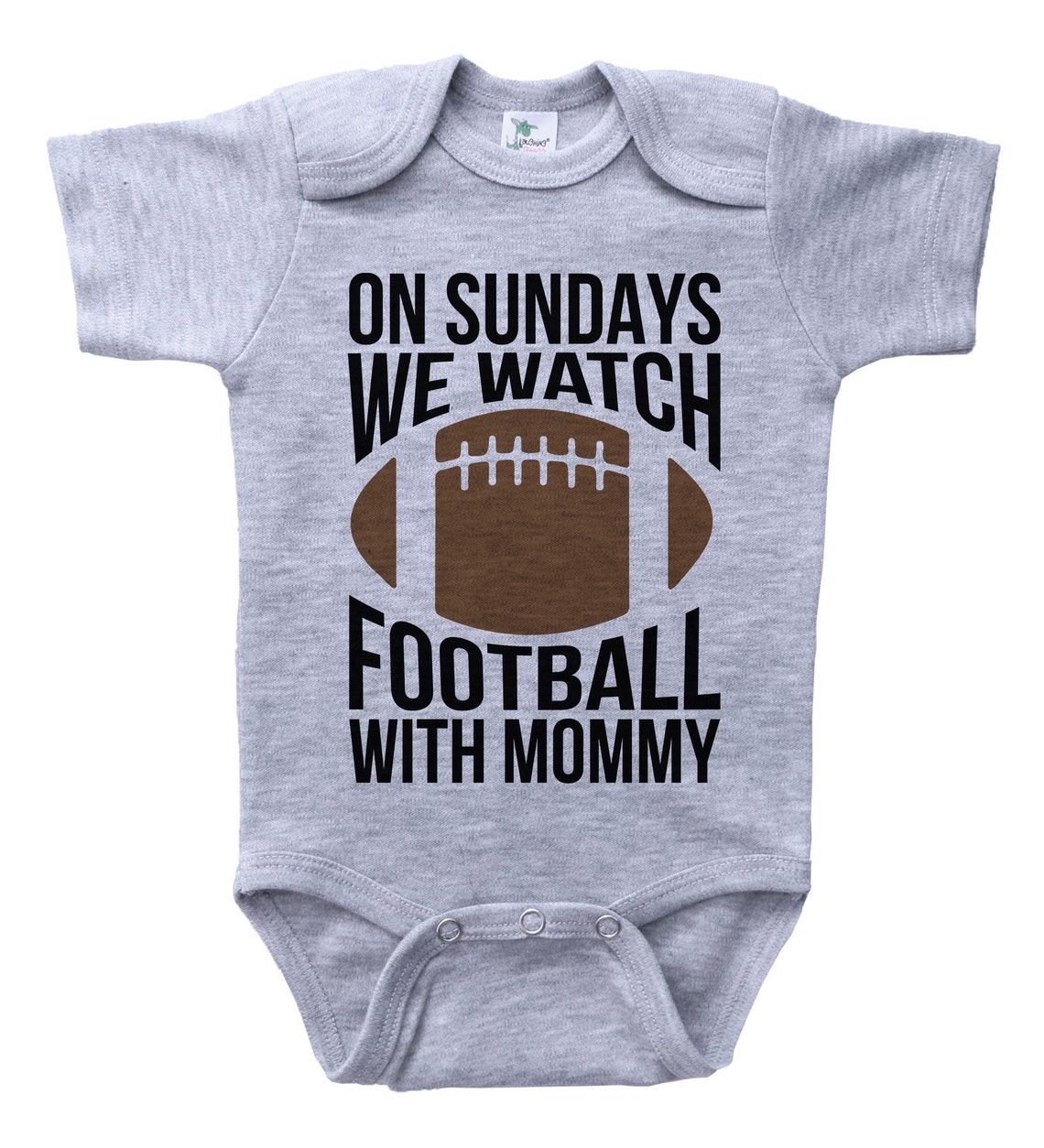 Football Onesie on SUNDAYS We Watch FOOTBALL With MOMMY Baby - Etsy