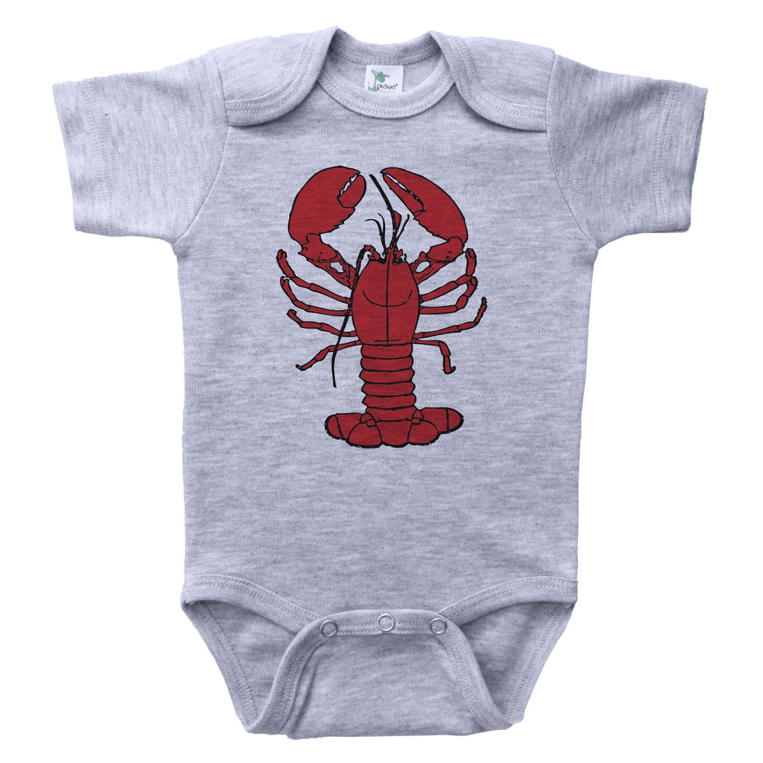 Funny Lobster Onesie LOBSTER Baby Bodysuit Baby Shower Etsy