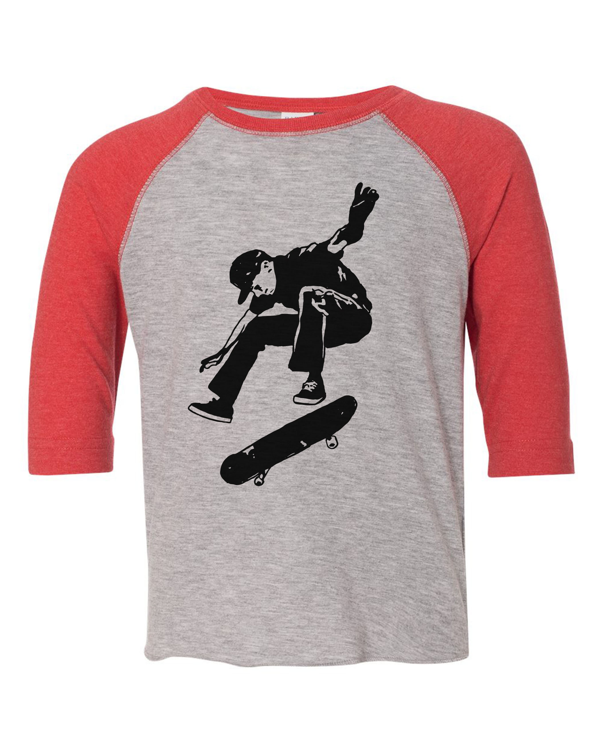 Skateboarder Toddler Shirt SKATEBOARDING KICKFLIP Toddler Etsy