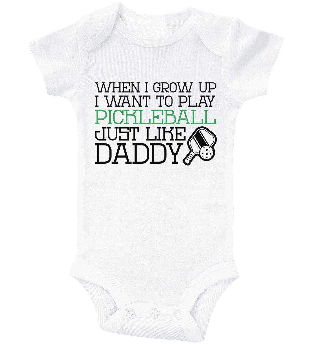 Funny Pickleball Onesie® WHEN I Grow Up PICKLEBALL Like Etsy