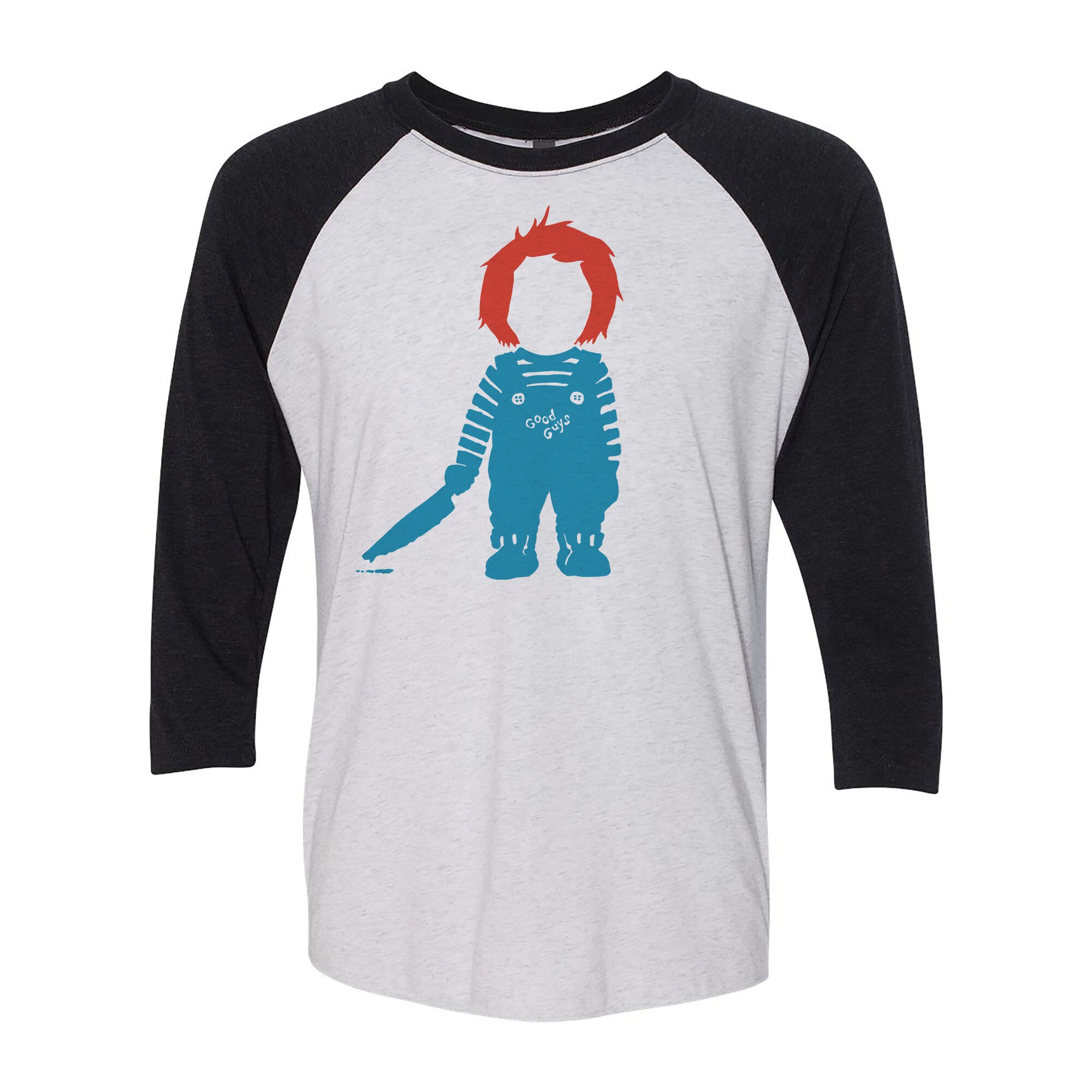 Chucky Shirt, CHUCKY, Unisex Long Sleeve, Raglan T-shirt
