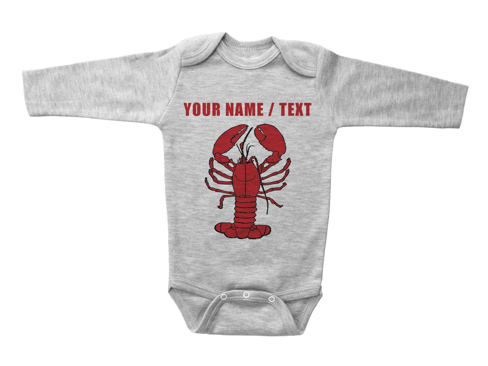 Lobster Onesie CUSTOM LOBSTER Baby Bodysuit Baby Shower Etsy