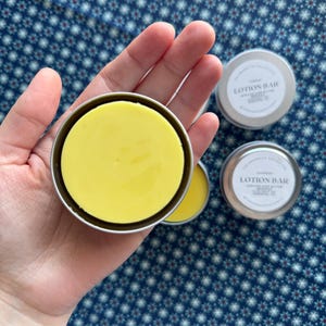 Handmade Lotion Bar / Four Ingredient Lotion Bar / African Shea Butter / Coconut Oil / Beeswax  / Eco Friendly / Plastic Free