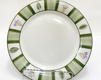 Farberware Flower Garden Dinner Plate 2117 Piatti cinesi da 10", piatti verdi,