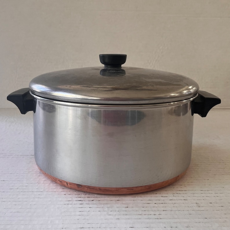 Revere Ware 1801 Copper Bottom Cookware, Copper Stockpot, USA Cookware