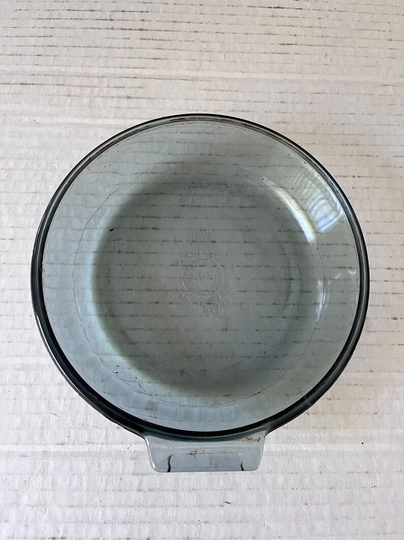 Pyrex Flameware Cookware Flameware Pyrex Skillet, Bluish Tint Glass Cookware, 1930's USA ...
