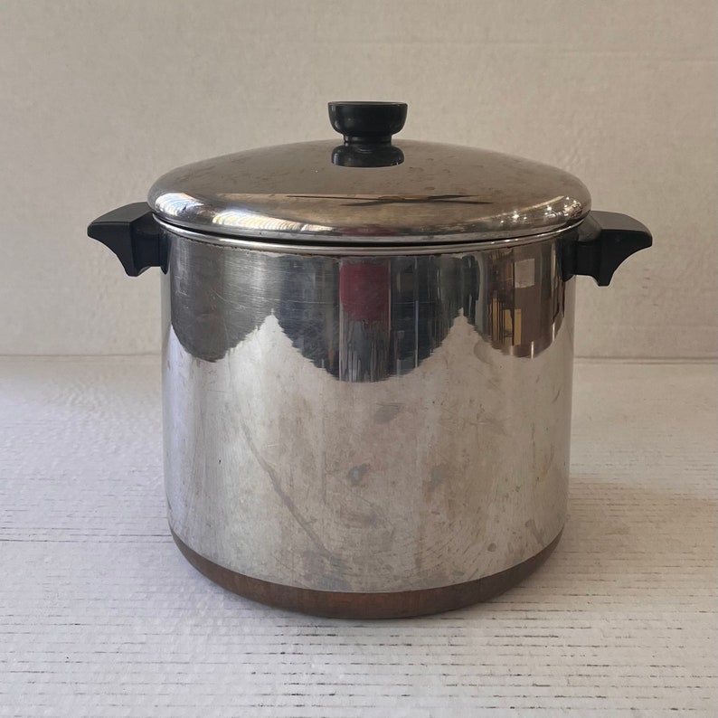 Revere Ware 1801 Copper Bottom Cookware, Copper Stockpot, USA Cookware