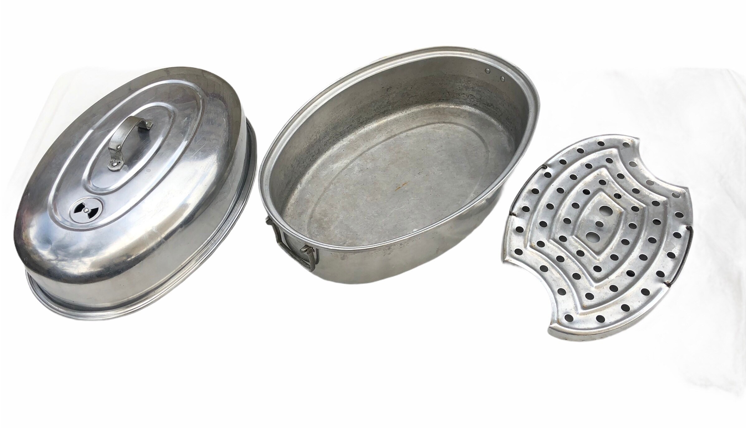 Mirro Aluminum Roasting Pan Roaster 878 Etsy