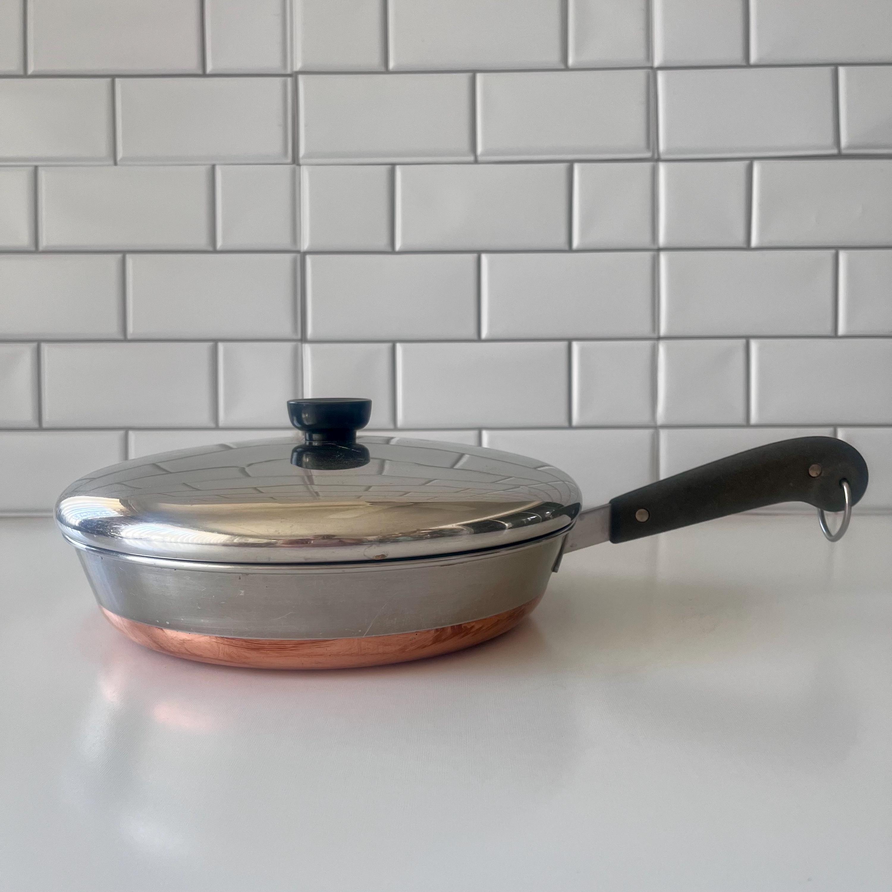 PRE 1968 Revere Ware 1801, Copper Bottom Cookware, Double Ring