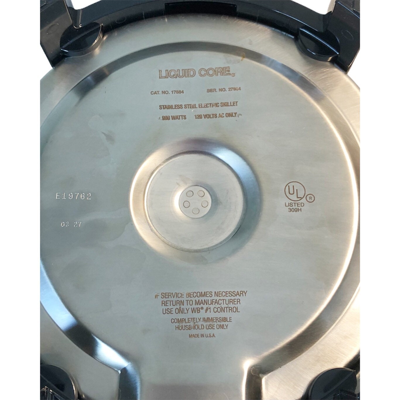 Liquid Core Automatic Skillet Electric Skillet Heat Control Etsy