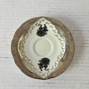 Sammeltasse Czech Republic Silver Saucer Tea Plate