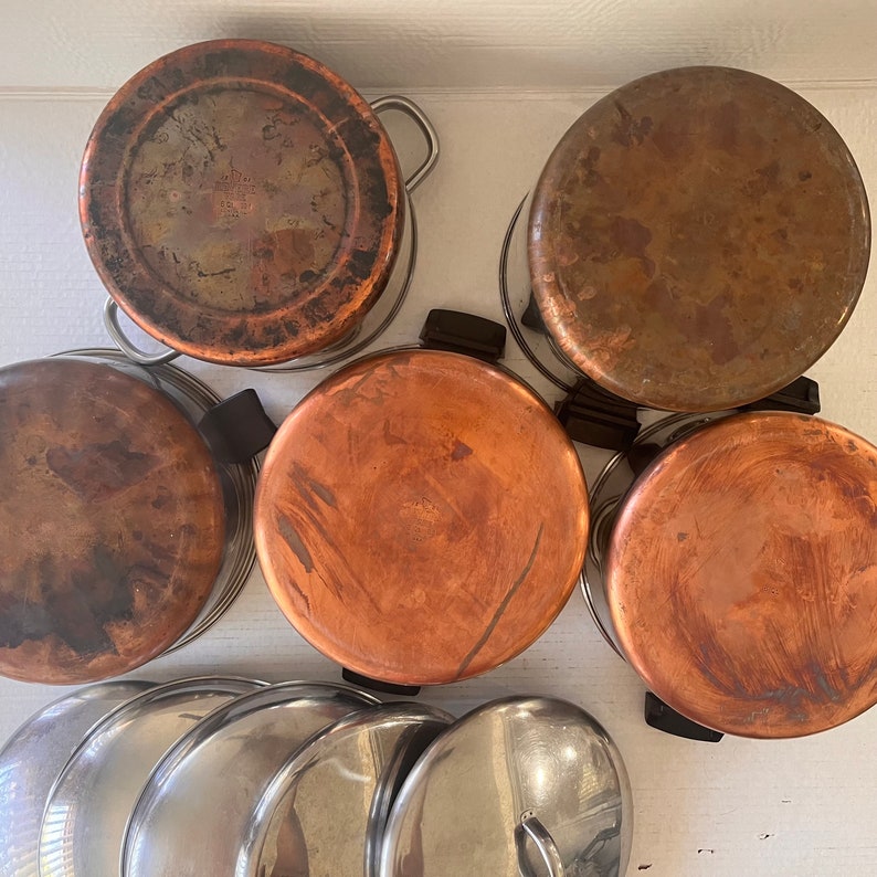 Revere Ware 1801 Copper Bottom Cookware, Copper Stockpot, USA Cookware