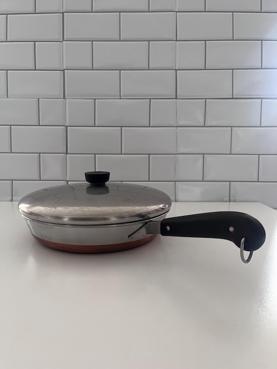 PRE 1968 Revere Ware 1801, Copper Bottom Cookware, Double Ring
