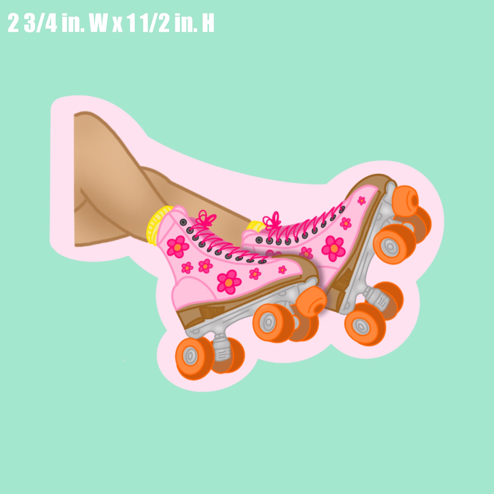 The Roller Skates Sticker Etsy