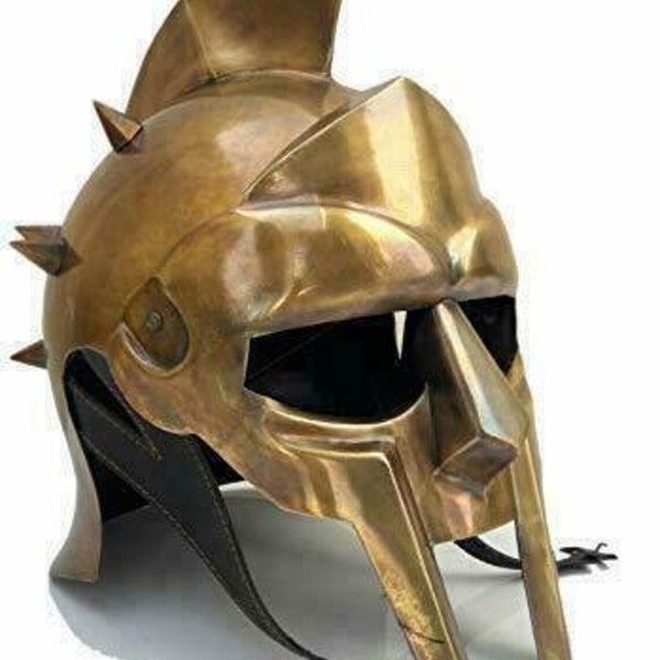 Maximus Gladiator Helmet 300 Movie, Maximus Decima's Meridio's Armor Helmet