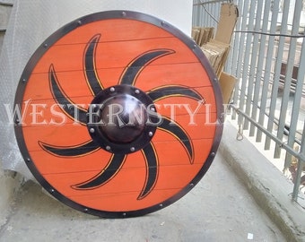 Viking Shield Protection Wood Battle Ready  Perfect Cosplay/Decorative Shield