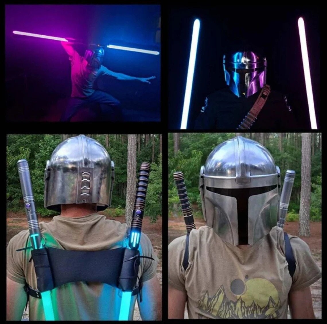 Mandalorian Helmet With Liner Chin Strap for Larp/costumes - Etsy