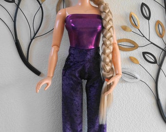 ビンテージ レア スクィッシュパピーズ パープル ドール Unopened Mint Condition 1997 Disney Holiday Princess Beauty & the