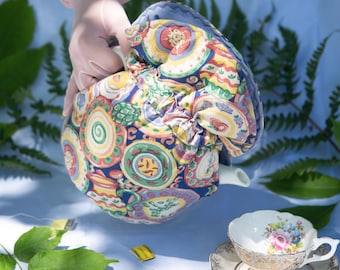 Blue English Tea Cozy