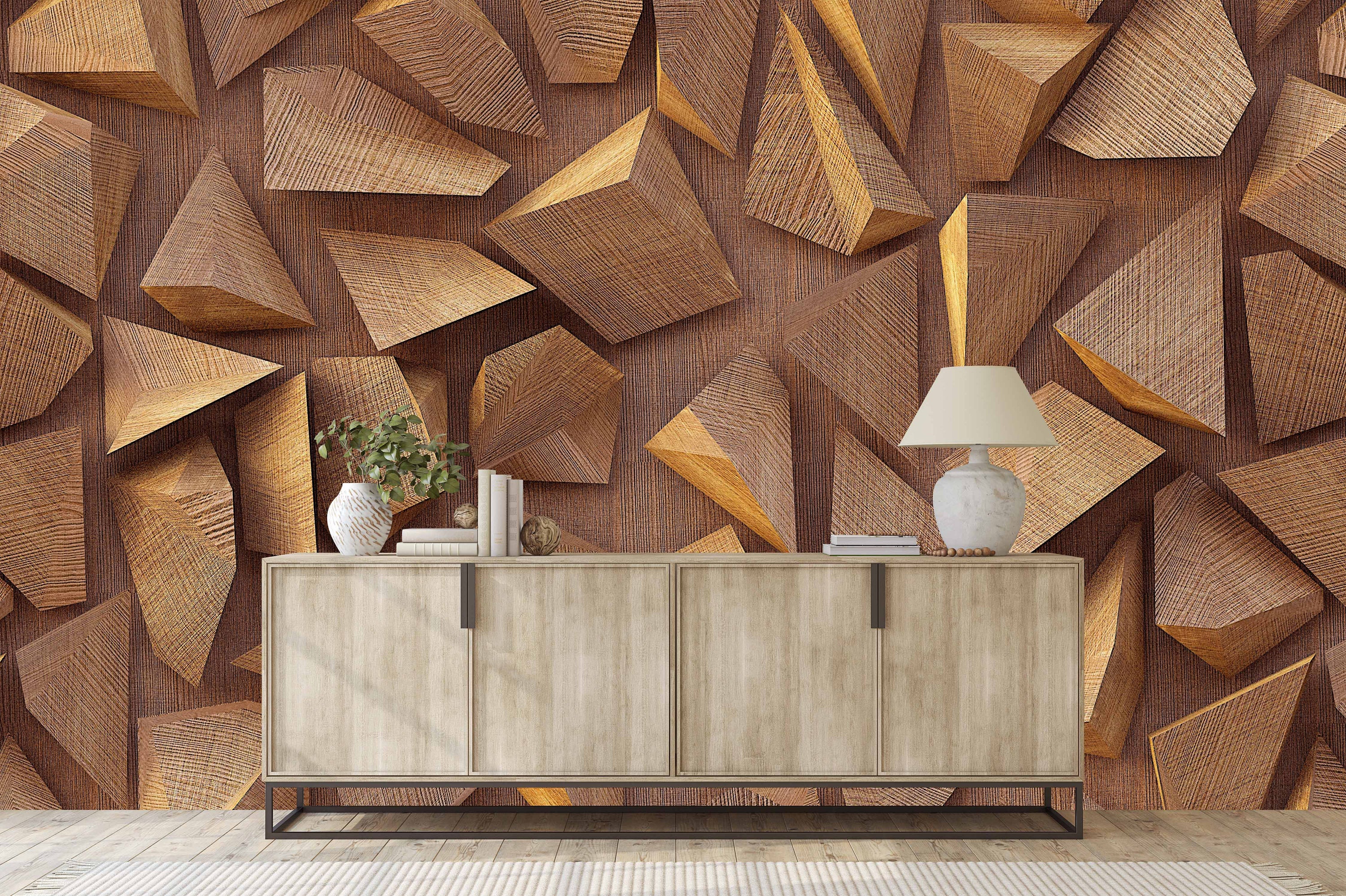 3D Wallpaper Removable Peel and Stick Wood Look Mural - Etsy