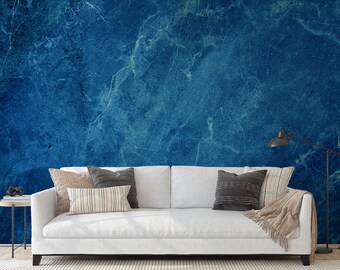 blue marble wallpaper Self Adhesive Peel and Stick Wall Decoration Removable