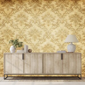 Vintage Wallpaper Retro Removable Peel and Stick Self Adhesive Wall Mural Reusable Fabric Wallpaper Modern Decor