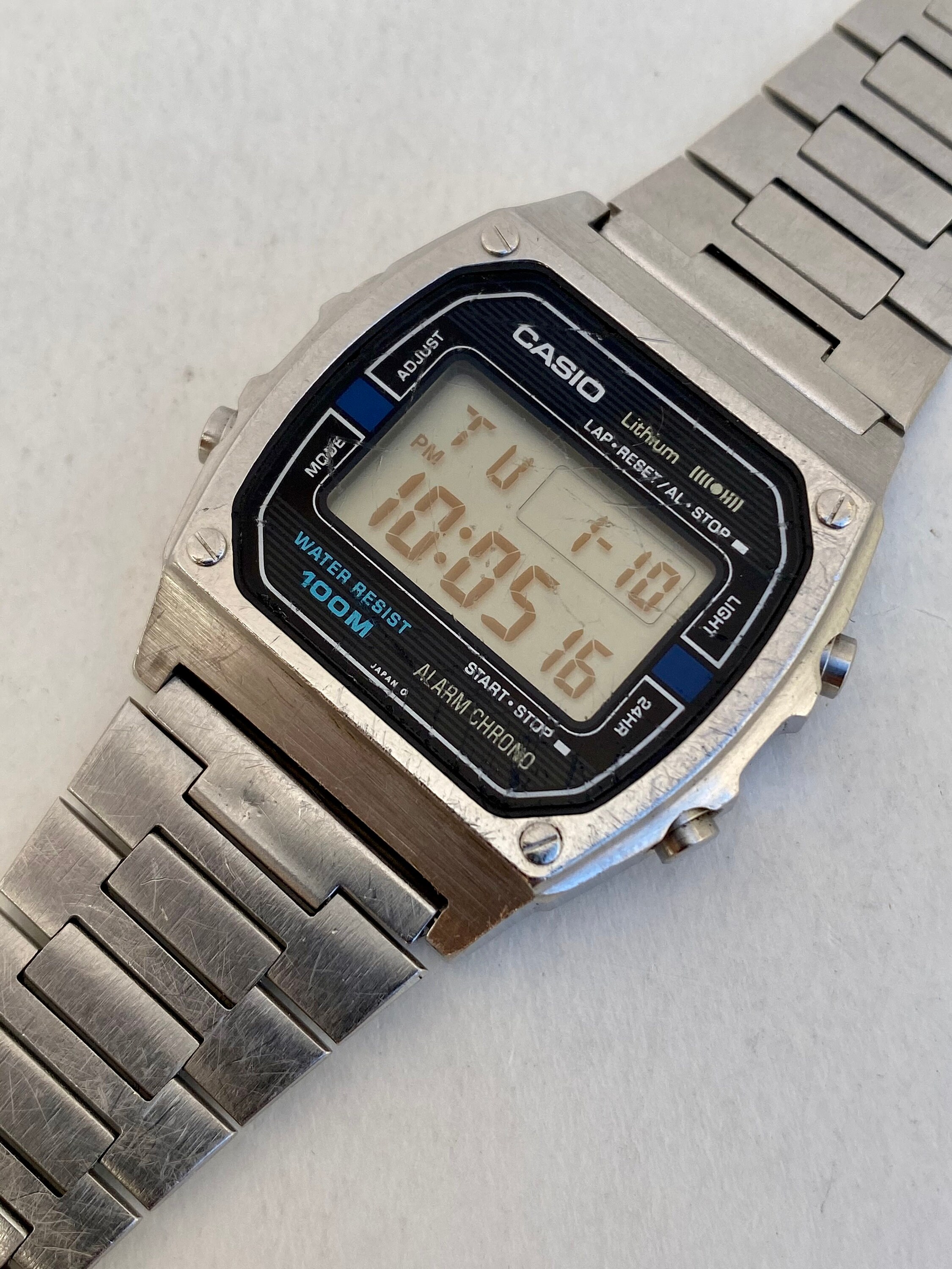 Vintage Casio 548W-760 Watch Mens Alarm Chronograph - Etsy