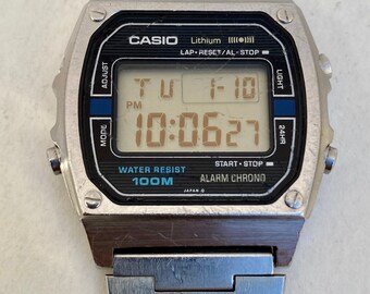 Vintage Casio 548W-760 Watch Mens Alarm Chronograph