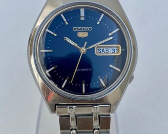 Vintage SEIKO 5 Automatic 6309-8670 Mens 17 Jewels Day Date - Etsy