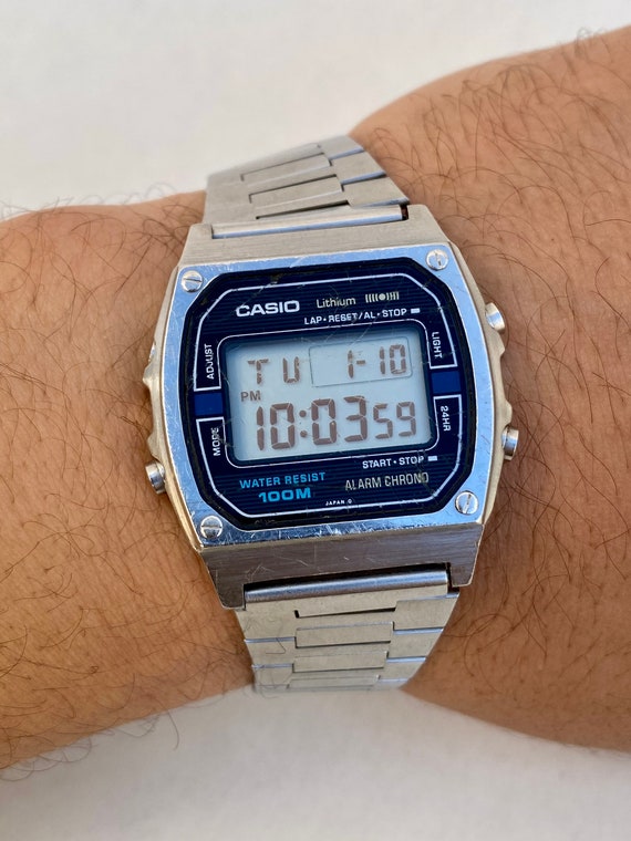 Vintage Casio 548W-760 Watch Mens Alarm Chronograph - Etsy