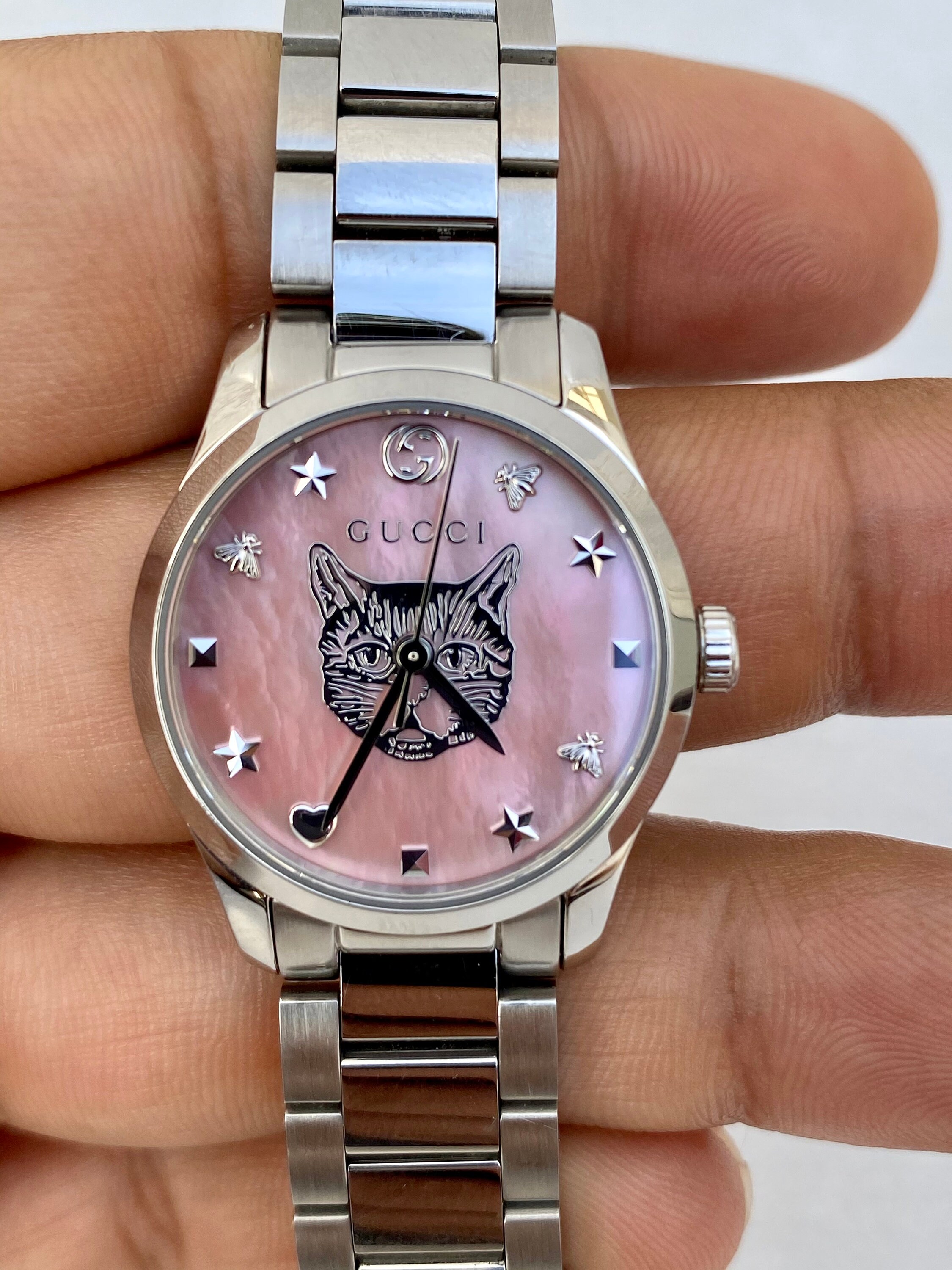 GUCCI G-timeless Mother of Pearl Pink 