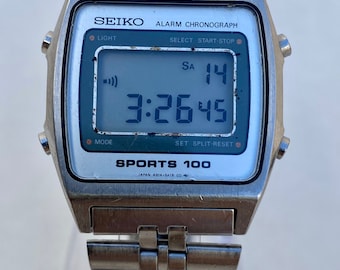 Vintage Seiko A914-5A19 Sports 100 Watch Mens Alarm | Etsy Australia
