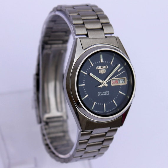 Vintage automatic Seiko 5 Sports Men's Watch - 7S26-3040 海外 即決 ...