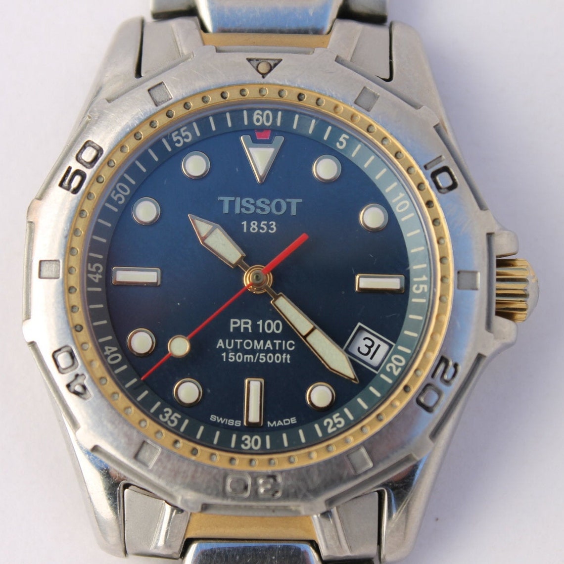 Vintage TISSOT PR100 Automatic Watch Diver 150m Mens Water Etsy