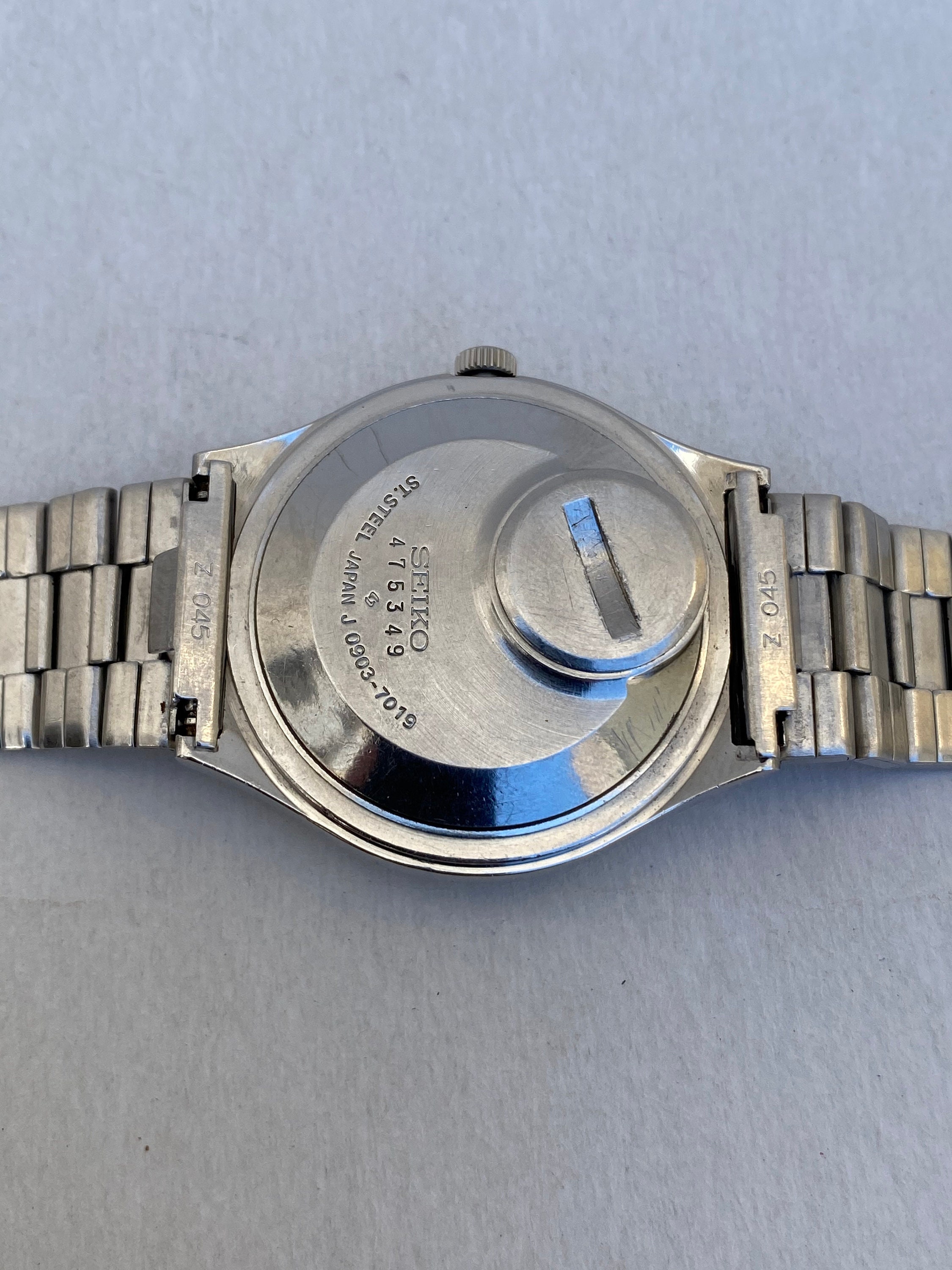 Vintage SEIKO SQ 0903-7019 Quartz 4004 Watch Mens Day Date - Etsy Australia