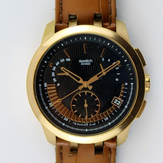 swatch retrograde strap