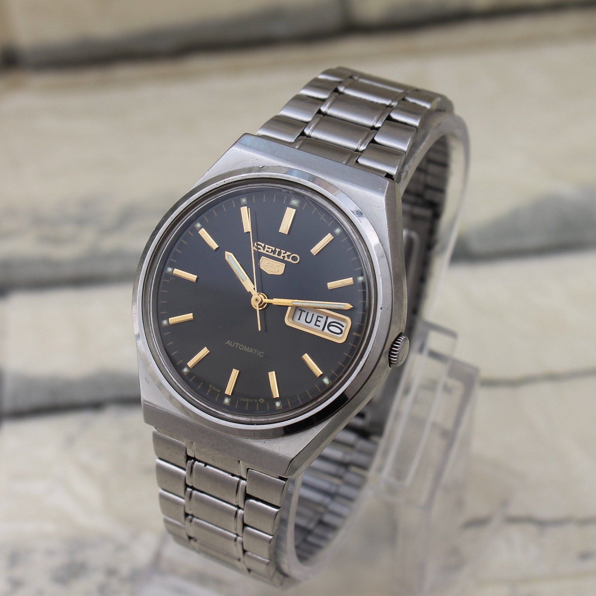 Rare Vintage SEIKO 5 Automatic 6309-8960 Mens Wristwatch Day - Etsy New  Zealand