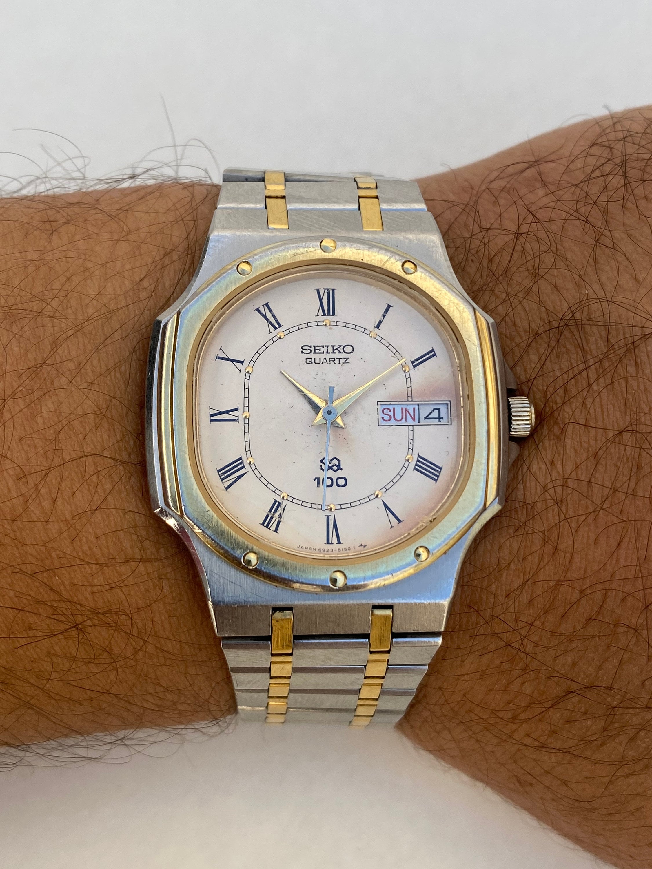 Vintage Seiko SQ 100 Ref 6923-5130 Quartz Watch Mens Day Date - Etsy India