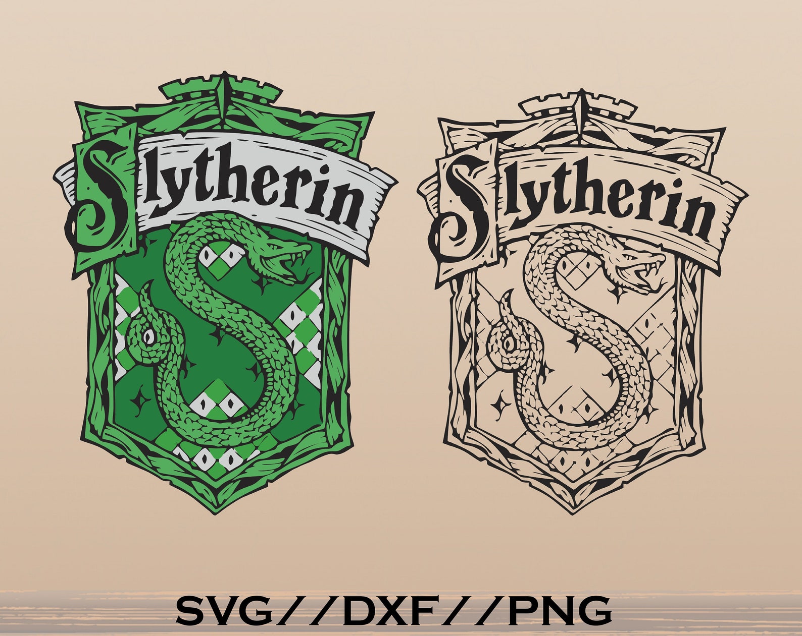 Slytherin svg Harry Potter svg/png/dxf Wizard svg Hogwarts | Etsy