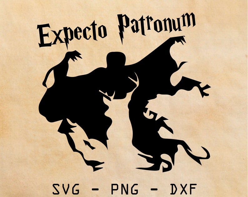 Download Expecto Patronum Harry Potter svg/png/dxf Cut File | Etsy