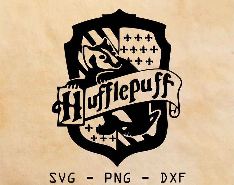 Hufflepuff Harry Potter svg/png/dxf Cut File Silhouette | Etsy