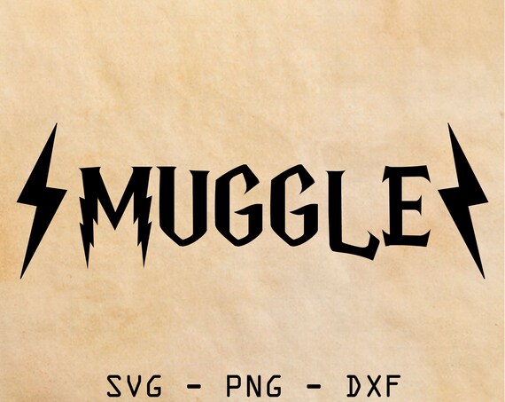 Muggle Harry Potter svg/png/dxf Cut File Silhouette | Etsy