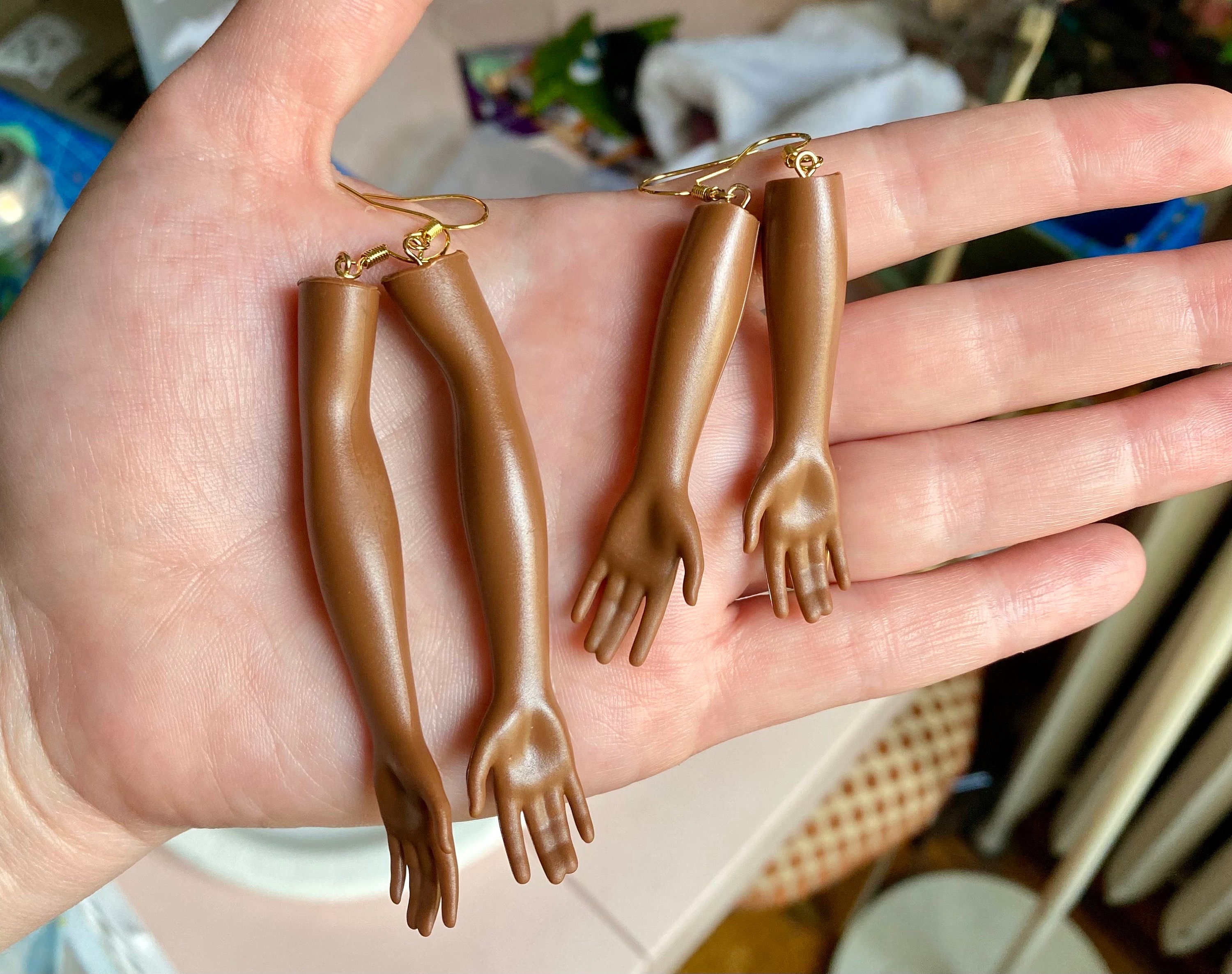 Barbie Arm Earrings Etsy